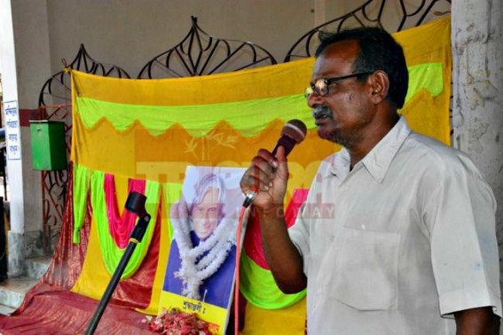 APJ Abdul Kalam’s 85th birth anniversary observed at Amarpur APJ Abdul Kalam’s 85th birth anniversary observed at Amarpur